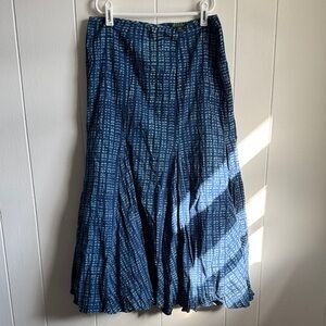 Ralph Lauren Petites Blue Maxi Skirt Sz 2